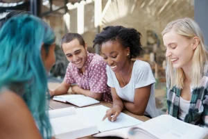 students-study-outdoor